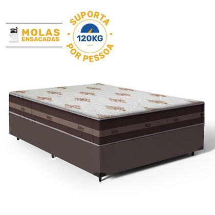 Imagem de Cama Box Viúva + Colchão De Molas - Anjos - Classic Superlastic 128cm