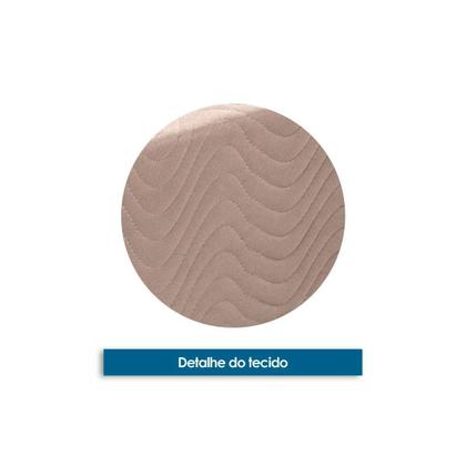 Imagem de Cama Box Viúva: Colchão Espuma D33 Orthoflex Milão Black + Base CRC Suede Clean (128x188)