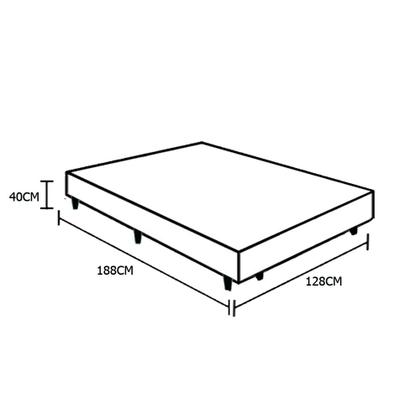 Imagem de Cama Box Viúva NK Camas Sintético Preto 40x128x188