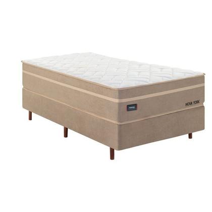 Imagem de Cama Box Víúvo(A) Molas Ensacadas Tecnologia Gel Sense,Health Protection e Air Flow New York Mannes Bege