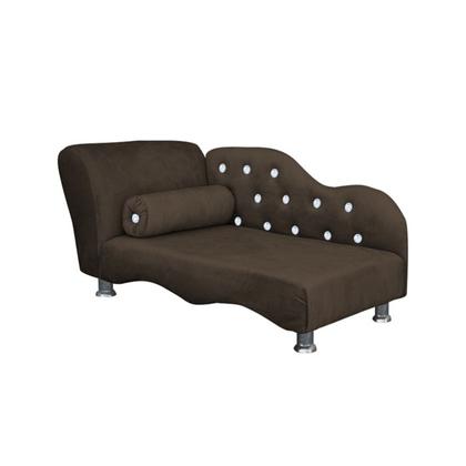 Imagem de Cama Caminha Diva Pet Veludo Strass Marrom Dvinn
