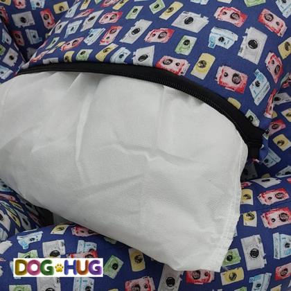 Imagem de Cama caminha pet premium com almofada separada e enchimento silicone