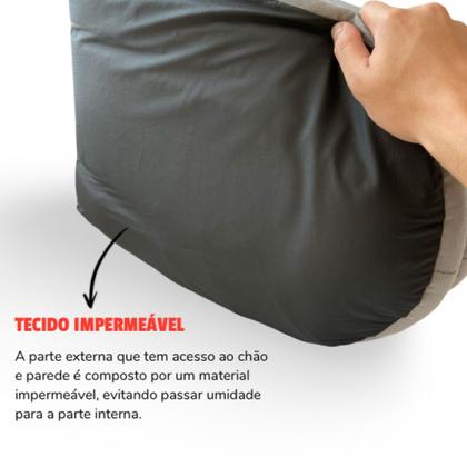 Imagem de Cama caminha toca iglu para cachorro gato pet casinha suede fundo impermeavel