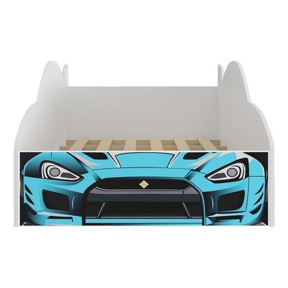 Imagem de Cama Carro 100% MDF Infantil Montessoriana com Colchão Incluso Multimóveis MP4323