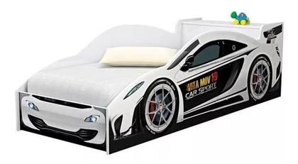 Imagem de Cama Carro  Baú e Colchão Juvenil Resistente