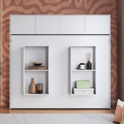 Imagem de Cama Casal Articulável Horizontal com Portas 140 Hanover