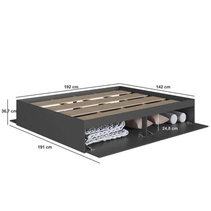 Imagem de Cama Casal com 4 Portas 140 Tókio para Quarto