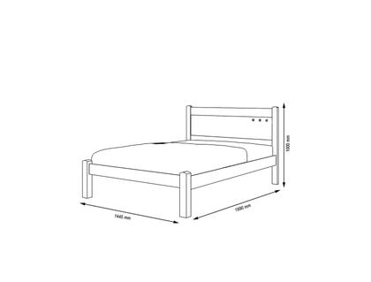 Imagem de CAMA CASAL COM COLCHÃO D33 138x188x12 FRAMAR PAOLA MALBEC