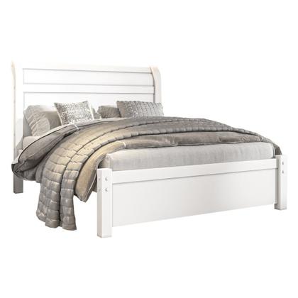 Imagem de Cama Casal em MDF Madri Espresso Móveis Branco