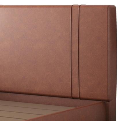 Imagem de Cama Casal Flutuante Com Cabeceira 140cm Astra S04 material sintético Telha - Lyam Decor