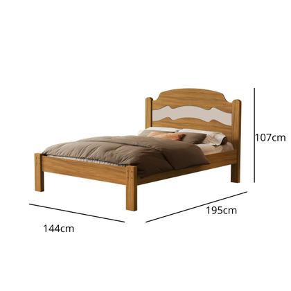 Imagem de Cama Casal Iris Tradicional Reforçada mdf moderna para quarto