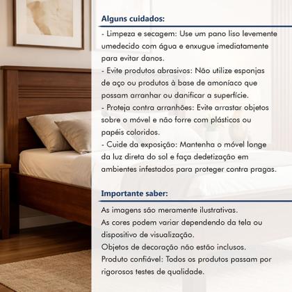 Imagem de Cama Casal Irlanda Marrom/Cacau