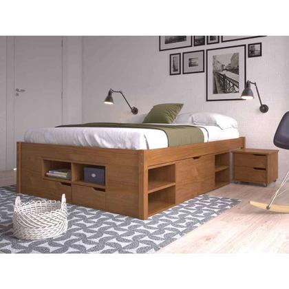 Cama Casal Kiara Amêndoa - Mobly Imagem de Cama Casal Kiara Amêndoa