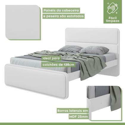 Imagem de Cama Casal Loop Tecido material sintético