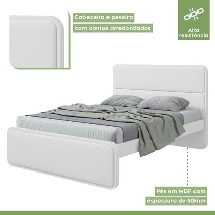 Imagem de Cama Casal Loop Tecido material sintético