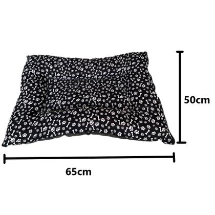 Imagem de Cama Colchonete Pet ou Cat Preto 65x50cm Tamanho P