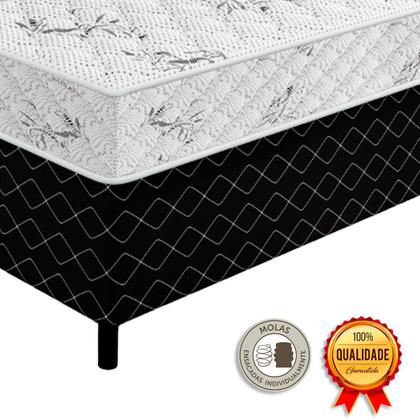 Imagem de Cama Conjugada Viuvo Ultra Confort Molas Ensacadas 128x188