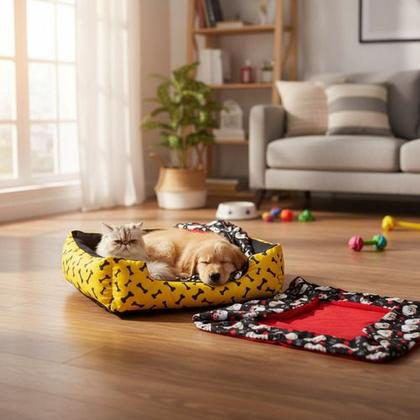 Imagem de Cama De Cachorro E Gato Caminha Pet Com Capa Avulsa 60x60