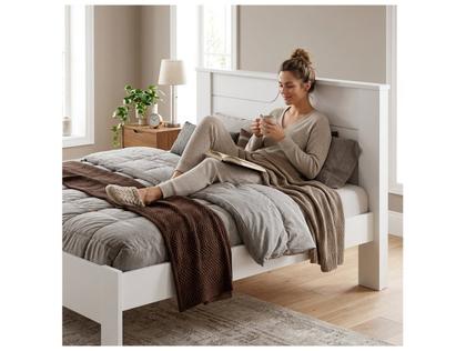 Imagem de Cama de Casal Conquista Móveis Pérola Branco