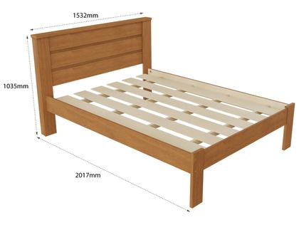 Imagem de Cama de Casal Conquista Móveis Rubi Cinamomo