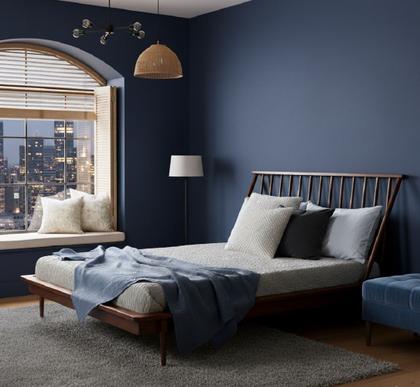 Cama de Casal Lunna 100 % madeira Maciça - Empório Paraíso - Cama