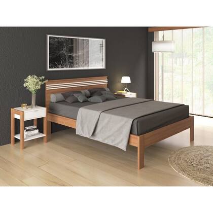 Imagem de Cama De Casal Para Colchão 138 X 188Cm Multimóveis Vcr35013