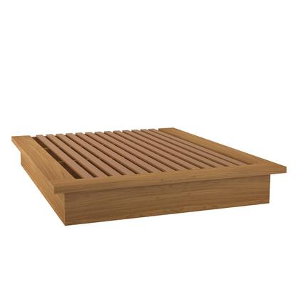 Imagem de Cama de Casal para Colchão de até 138 Cm em 100% MDF Freijó Dalla Costa
