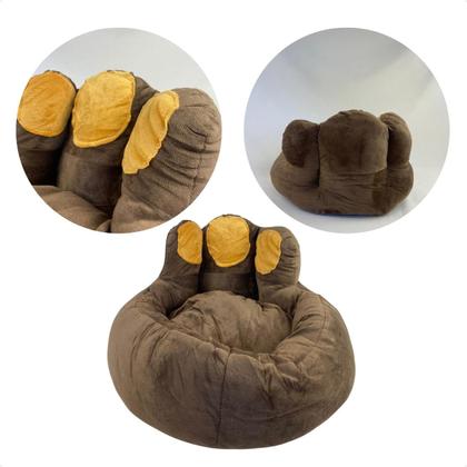 Imagem de Cama De Pelúcia para Pets Desenho Pata 12x43cm 