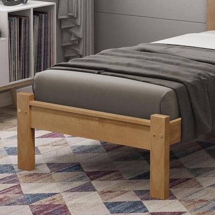 Imagem de Cama de Solteiro 188cm x 95cm Freijó Grécia  Madeira Pinus - Cavazotto