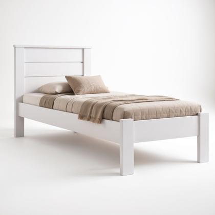 Imagem de Cama de Solteiro Lily Conquista Móveis Branco