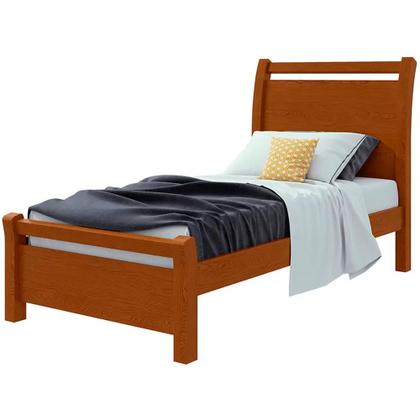 Imagem de Cama de Solteiro MDP MDF Suporta até 90kg Lopas Reali