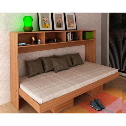 Imagem de Cama Dobrável Articulada Multifuncional CM8020 Amêndoa - Tecno Mobili