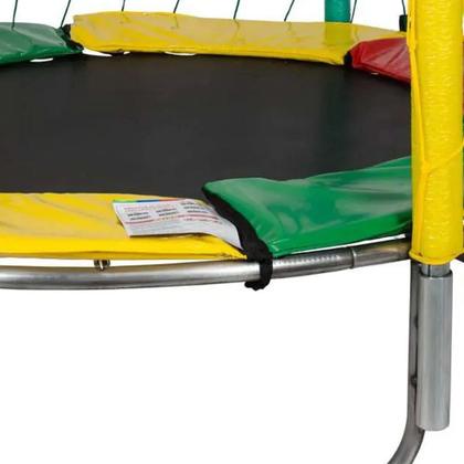 Imagem de Cama Elástica 1,50m ChicoPlay Lona Preta Importada sem Emenda