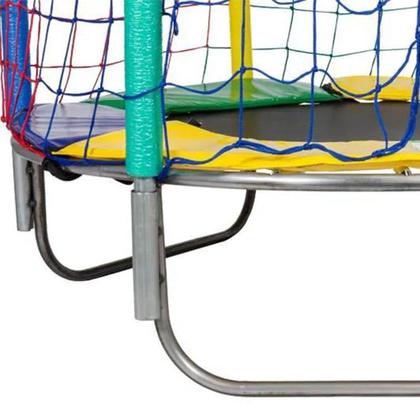 Imagem de Cama Elástica 1,50m ChicoPlay Lona Preta Importada sem Emenda