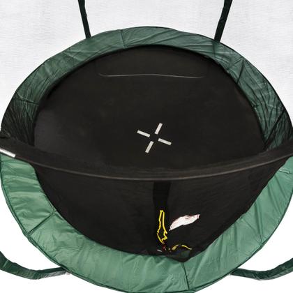 Imagem de Cama elástica 2,44m pula pula trampolim rede  8ft verde