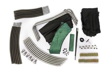 Imagem de Cama elástica 2,44m pula pula trampolim rede  8ft verde