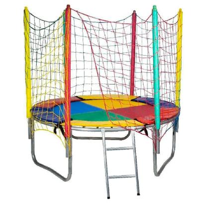 Imagem de Cama Elástica de 1,83m Nacional Lona Colorida ChicoPlay