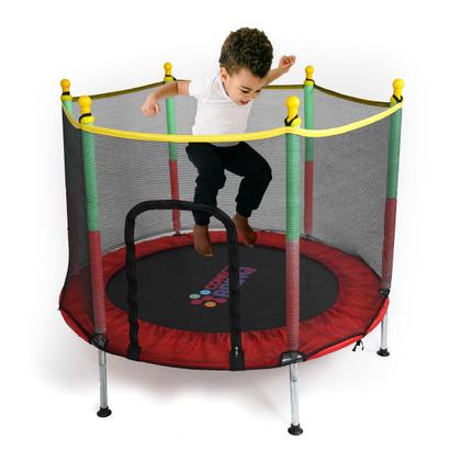 Imagem de Cama Elástica Infantil 1,40 m com Rede de Proteção Zíper Pula Pula, Lona UV, Suporta 70 kg Conect