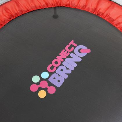 Imagem de Cama Elástica Infantil 1,40 m com Rede de Proteção Zíper Pula Pula, Lona UV, Suporta 70 kg Conect