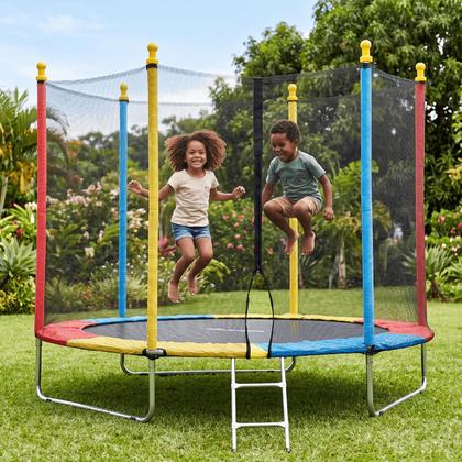 Imagem de Cama Elástica Protoys 2.44M Colorida Pula Pula Trampolim