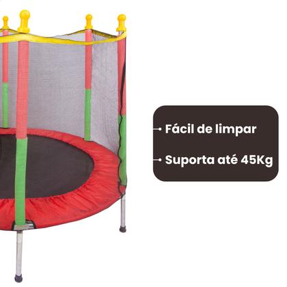 Imagem de Cama Elástica Pula Pula Infantil Trampolim 1,4 metros
