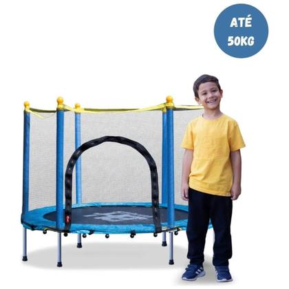 Imagem de Cama Elástica Trampolim Pula Pula Infantil 140m Com Rede