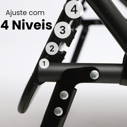 Imagem de Cama Espreguiçadeira Portátil Reclinável Dobrável 4 Posições