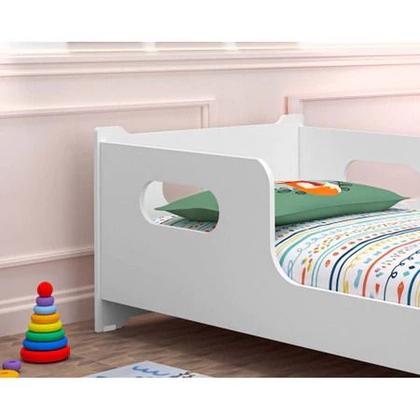 Imagem de Cama Estilo Montessori Solteiro Encanto Com Grade Proteção Lateral MDF