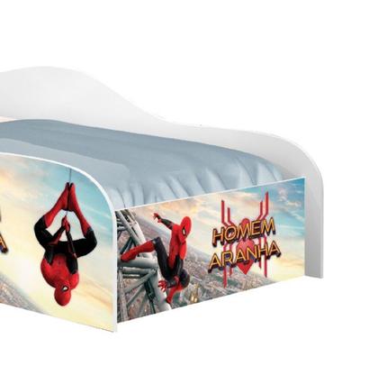 Imagem de Cama Infantil Carro com Colchão Homem Aranha