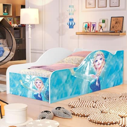 Imagem de Cama Infantil Carro Frozen - 163 cm - VJ Móveis