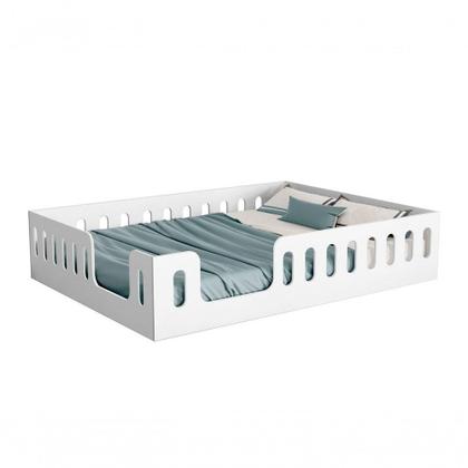 Imagem de Cama Infantil Casal Penélope Estilo Montessoriano Com Colchão Incluso
