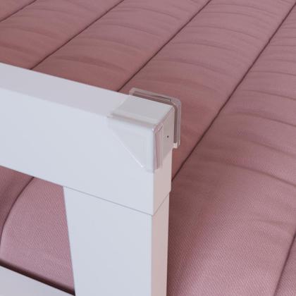 Imagem de Cama Infantil de Chão Montessoriana de Solteiro para Menino e Menina com Grade de Proteção Lateral