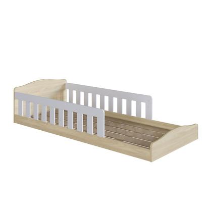 Imagem de Cama Infantil Encanto Montessoriana Carvalho Araguaia/Branco - Completa Móveis