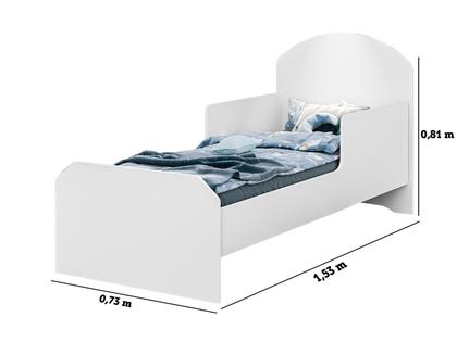 Imagem de Cama Infantil Mini Menino Adesivada Spider Man Branco